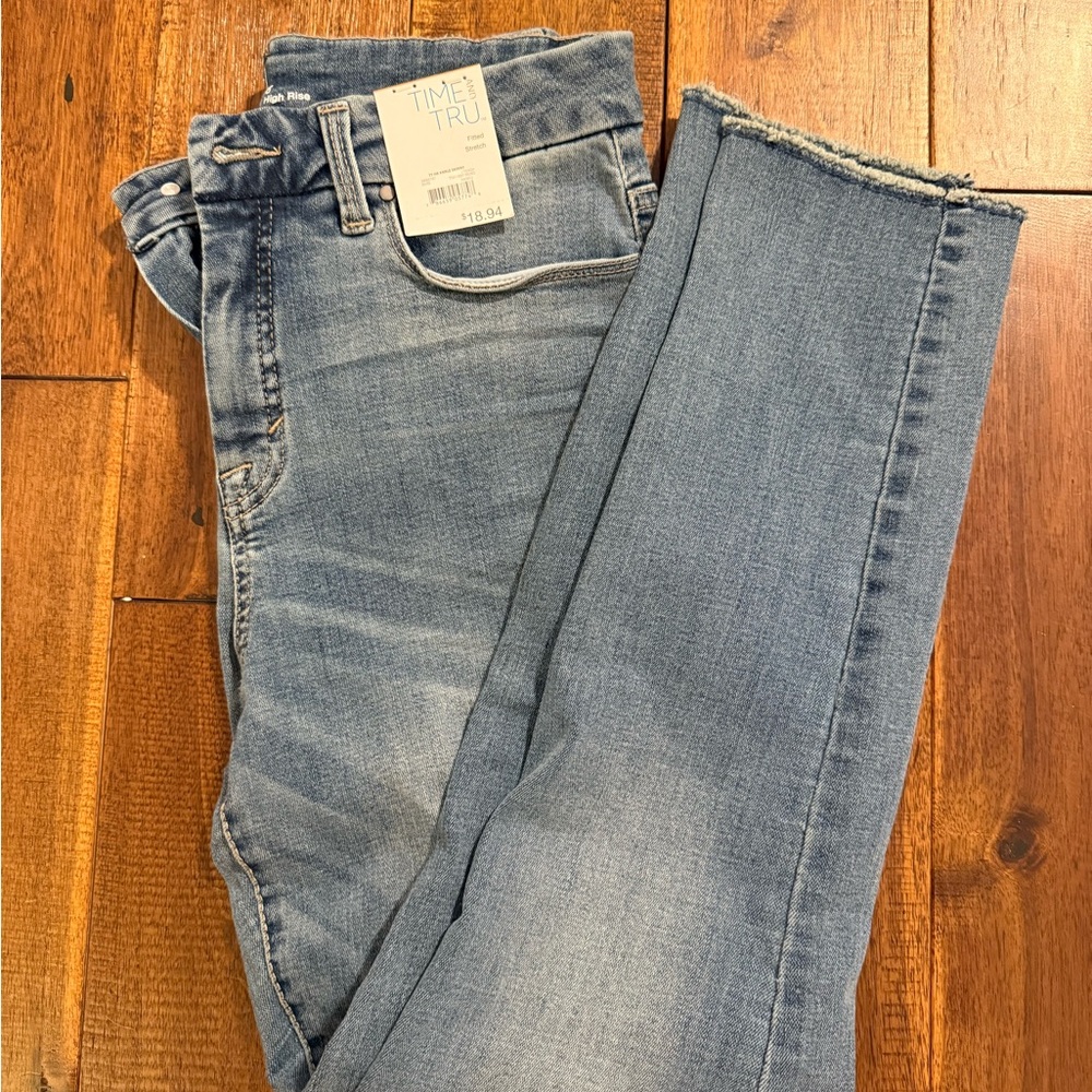 Time and Tru Blue Ankle Skinny Jeans